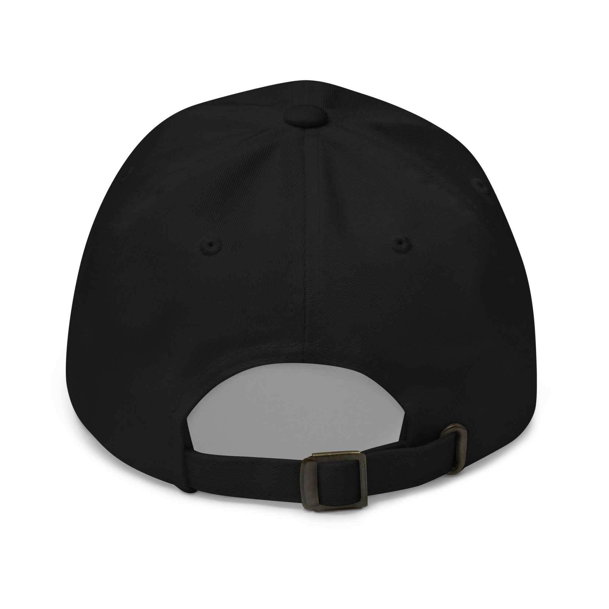 Classic black drip Dad hat