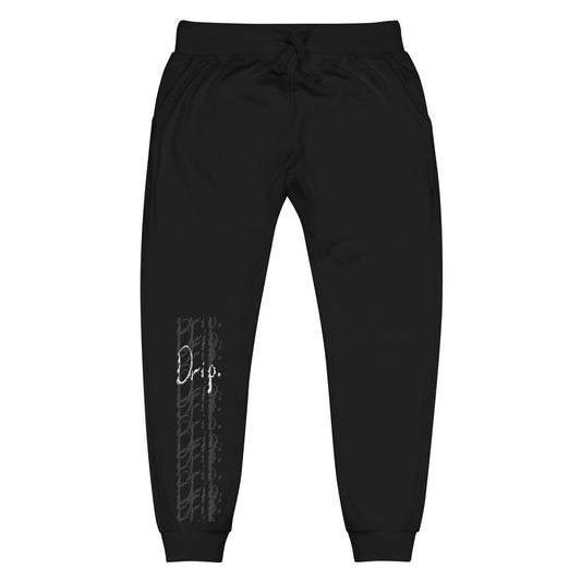 Drip fleece sweatpant joggers.