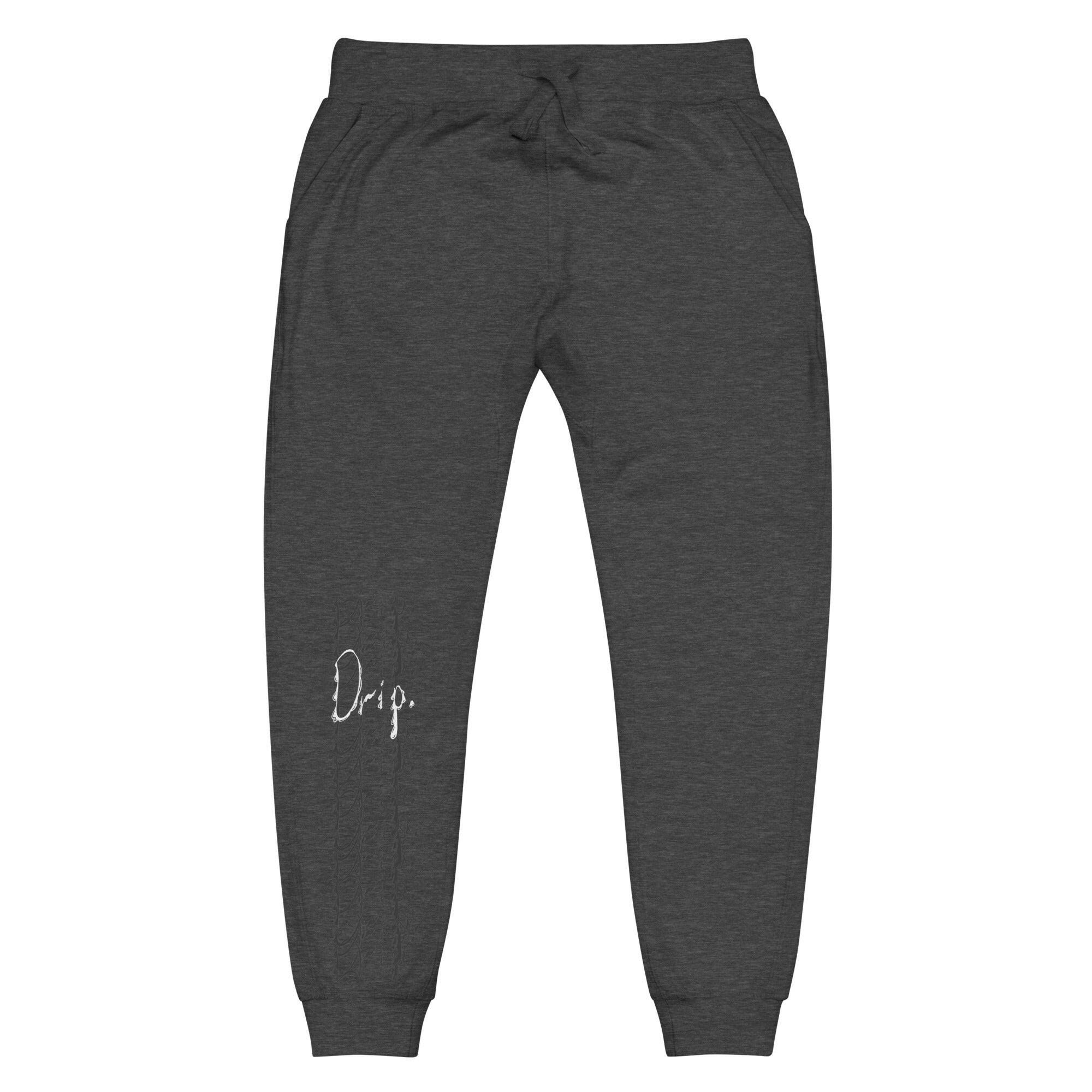 Drip fleece sweatpant joggers.